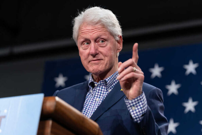 bill-clinton-speaks2222838093jpg I dont know who this is speaking gestures stars background