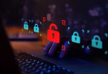 Massive Data Breach: 149 Million Passwords Leaked A digital representation of locks over a laptop keyboard