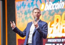 Library or Luxury? Eric Trump’s Controversial Miami Plans Speaker presenting at a bitcoin conference