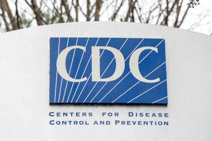CDC sign on an outdoor monument