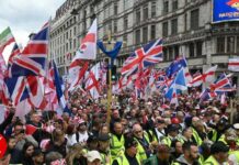 Unite the Kingdom March Stuns with Massive Turnout Tommy Robinson’s Unite the Kingdom marchers fill central London streets