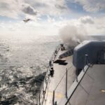 Strikes Expand, Transparency Shrinks Naval ship firing a weapon into the ocean with a plane flying overhead