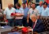 Trump Unveils Major Border Crackdown Trump SURPRISES Reflecting Pool Crew With Oval Office Recognition