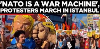 WATCH: Anti-NATO Demonstrators Flood Istanbul Streets Before Alliance Summit | Times Now World