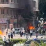 Bombs go off near hotel where Macron is staying in Damascus