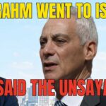 Diplomatic Earthquake: Sanctions On Israelis? LIVE: Is this how Rahm Emanuel runs in 2028? He just told Israel the truth.