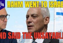 Diplomatic Earthquake: Sanctions On Israelis? LIVE: Is this how Rahm Emanuel runs in 2028? He just told Israel the truth.