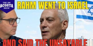 LIVE: Is this how Rahm Emanuel runs in 2028? He just told Israel the truth.