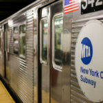Random Violence Strikes The Subway Again New York City subway train at station platform