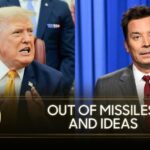Fallon Turns Iran Crisis Into Trump Punchline Trump's Military Asks Troops for "Creative" Ideas to Punish Iran as U.S. Runs Low on Missiles