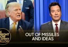 Fallon Turns Iran Crisis Into Trump Punchline Trump's Military Asks Troops for "Creative" Ideas to Punish Iran as U.S. Runs Low on Missiles