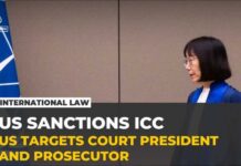 US sanctions International Criminal Court president and trial lawyer