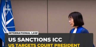 US sanctions International Criminal Court president and trial lawyer