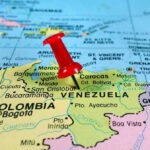 One Earthquake Sent Shockwaves Across The Caribbean Red pin on Venezuela, South America map.