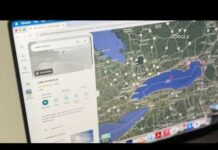 Lake Ontario now Lake America for U.S. Google Maps users