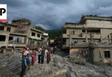 AP reporter shows the aftermath of the deadly flash floods in Nepal