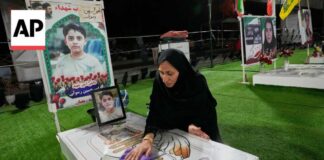 Bombed Iranian school becomes memorial for the children killed
