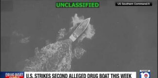 US strikes another alleged drug smuggling boat