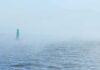 U.S. Marines Just Sank A Cartel Lifeline Green buoy in foggy sea