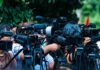Cartel Cabbage Hides MASSIVE Meth TV news cameras crowding together at an outdoor event