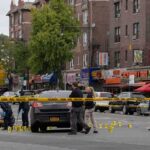 One Shooting, Two Stories, and Missing Footage Police investigate a taped-off urban street crime scene