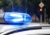 Daylight Ambush Stuns L.A. Fashion District Police car blue siren light flashing