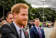 Years of Royal Drama, One Unexpected Plea Prince Harry, Duke of Sussex greets people at an outdoor event