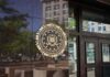 Beverly Hills Raid Hints Darker Track FBI seal on a building entrance